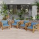 Option Blue,Teak