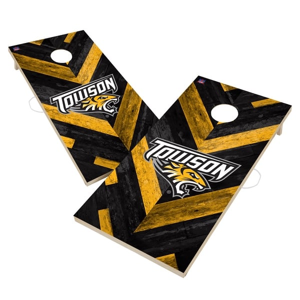 slide 2 of 6, Towson University Tigers Cornhole Board Set 16 Years and Up