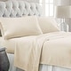 preview thumbnail 4 of 17, Simply Soft 4-piece Deep Pocket Striped Embossed Bed Sheet Set