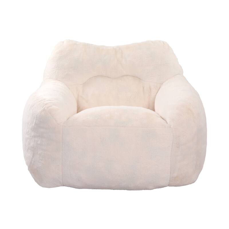 Overstuffed High-Density Foam Bean Bag Sofa