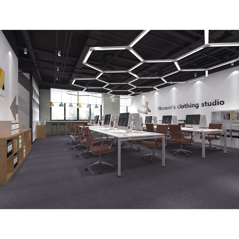 Black Office Chairs Mid Back Ribbed PU Leather Executive Task Work Conference With Arms Wheels Tilt Swivel Rolling