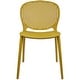 preview thumbnail 35 of 56, Modern Plastic Garden Patio Indoor or Outdoor Dining Stackable Chair UV Protected Armless With Dot Back Surf
