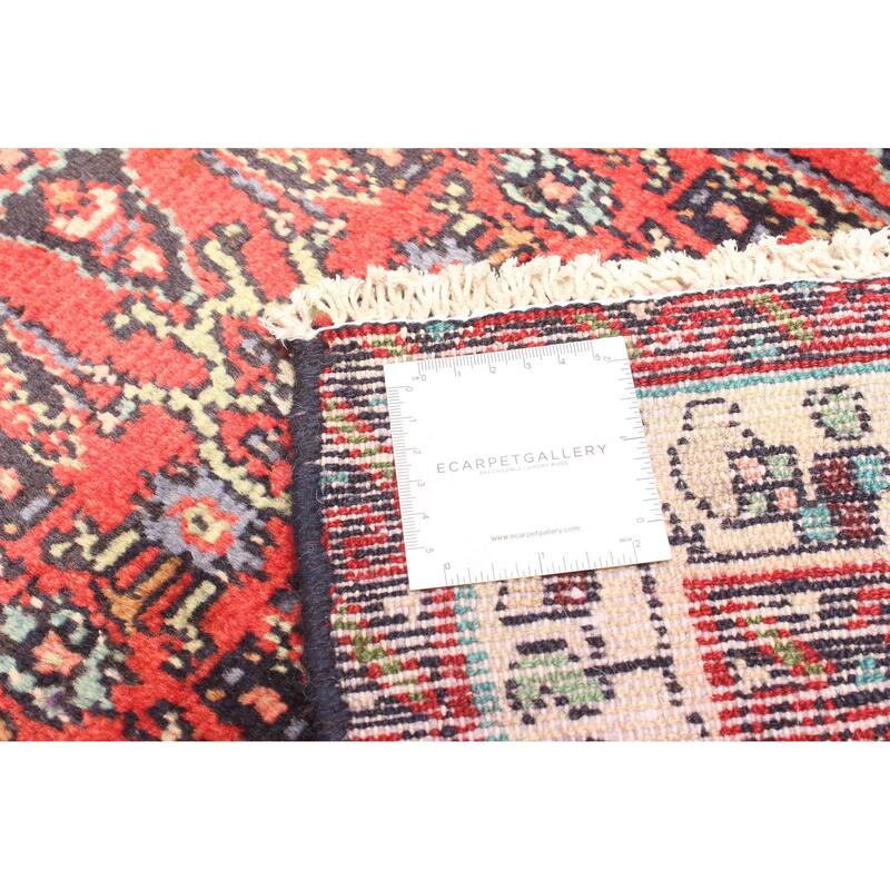 ECARPETGALLERY Hand-knotted Andelz Red Wool Rug - 2'1 x 9'1