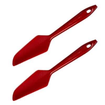 Hutzler LOPOL Reinforced Nylon Cake Knife Server 2 Pack - Red