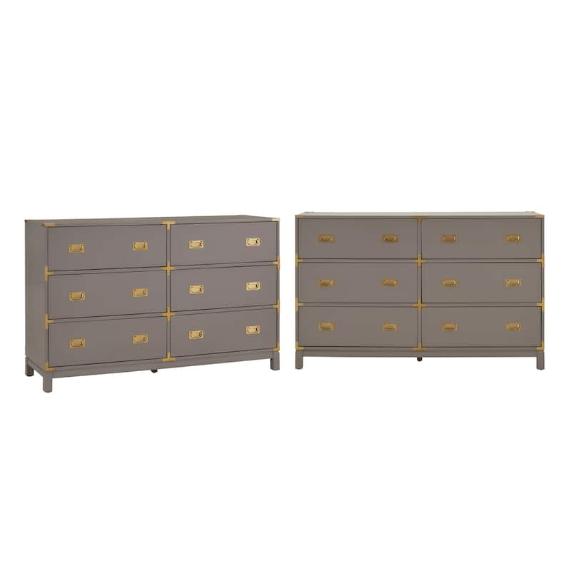 Valoria Gold Accent Campaign Dresser