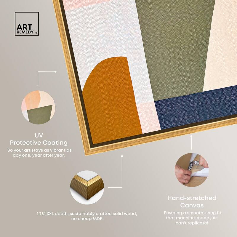Planar Patchwork I Canvas by Art Remedy