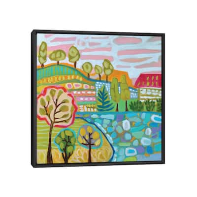 iCanvas "Tree Farm" by Karen Fields Framed Canvas Print