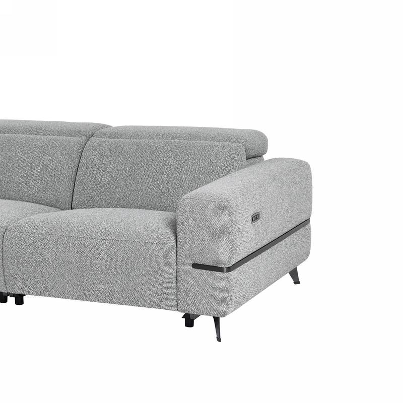 84"W Upholstered Power Reclining Sofa For Living Room