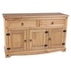 preview thumbnail 9 of 9, Wood Buffet Sideboard Corona Collection | Furniture Dash