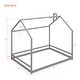 preview thumbnail 22 of 20, Full Size House Bed with Playhouse Design, Sturdy Pine Wood Frame for Kids' Fun and Comfortable Sleep