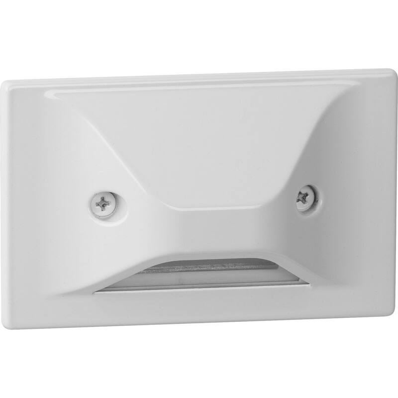 4.5-Watt 3000K Satin White Integrated LED Wall or Step Light - Small