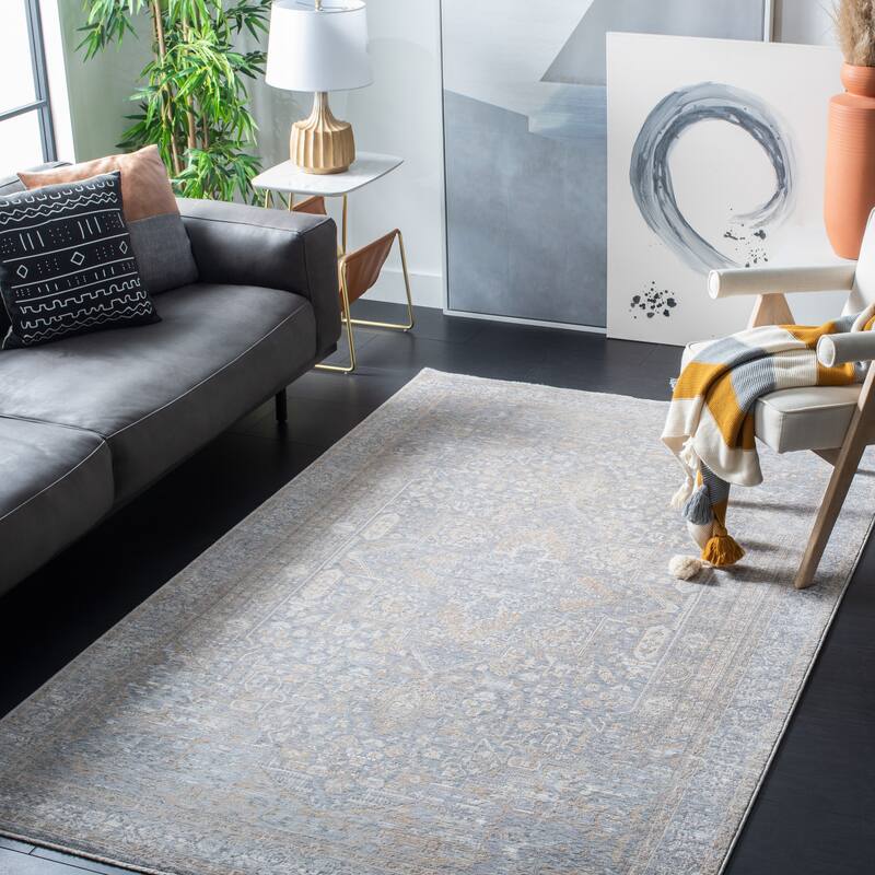 SAFAVIEH Webster Mable Oriental Rug - 4' x 6' - Grey/Beige