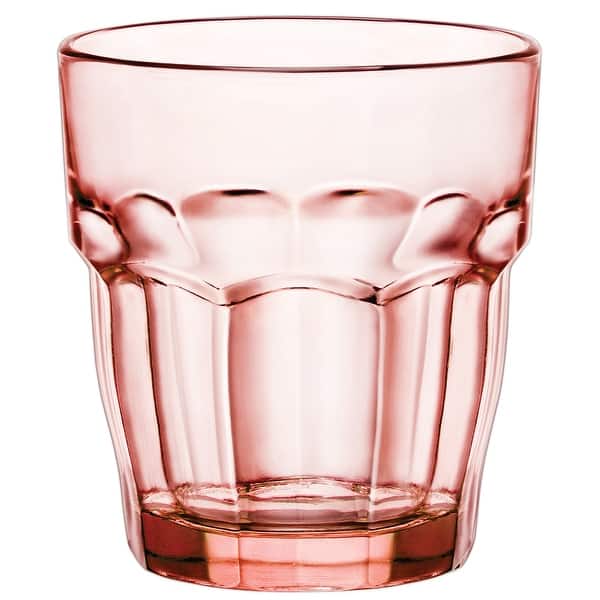 slide 2 of 3, Bormioli Rocco Rock Bar Lounge Glass Set, Set of 6, Peach Peach - 9.25 ounce
