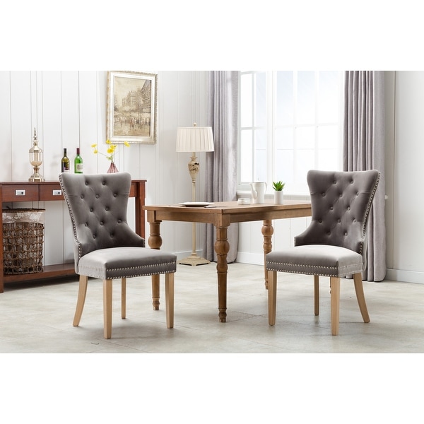 Stonefort tufted velvet deals upholstered dining chair