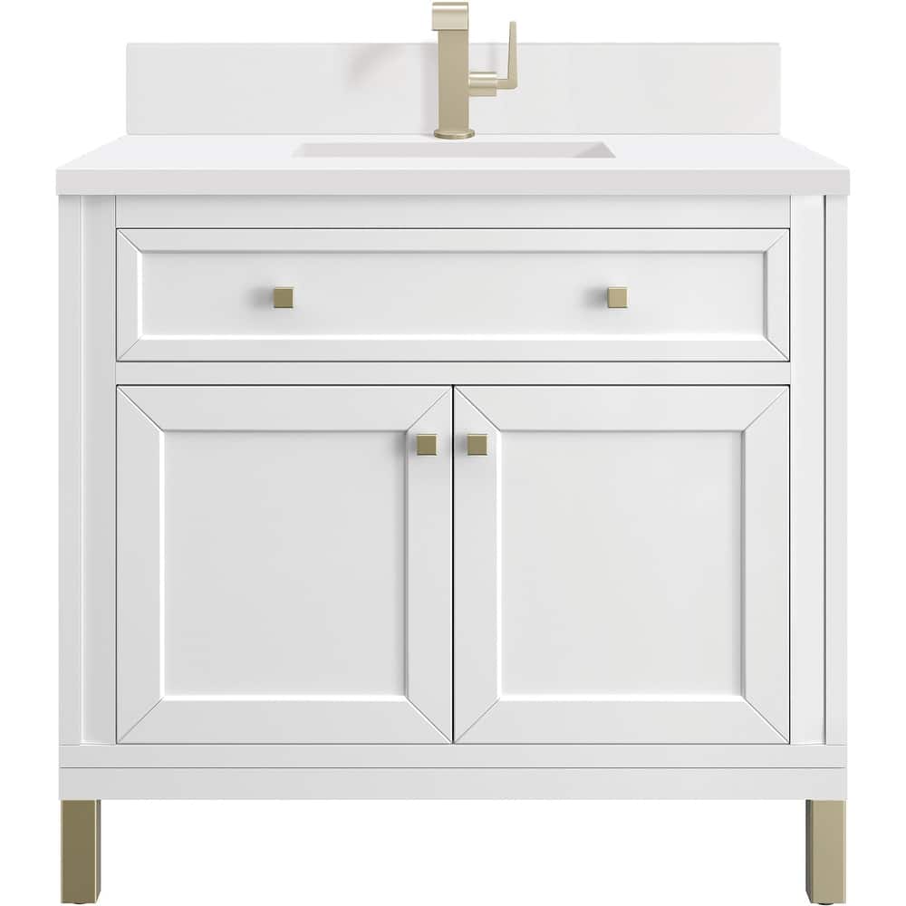 James Martin Vanities 503-V36-1WZ Chicago 36" Free Standing Single