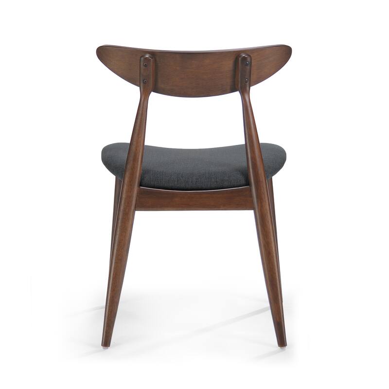 Barron Mid-century Dining Chairs (Set of 2) by Christopher Knight Home - 22.50" W x 19.75" L x 28.75" H