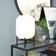 preview thumbnail 44 of 52, Carson Carrington Sagen Glass and Brass Table Lamp