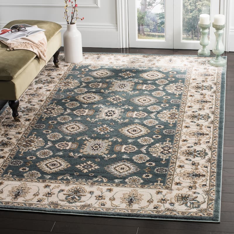 SAFAVIEH Lyndhurst Marylin Traditional Oriental Rug - 6' x 9' - Teal/Cream
