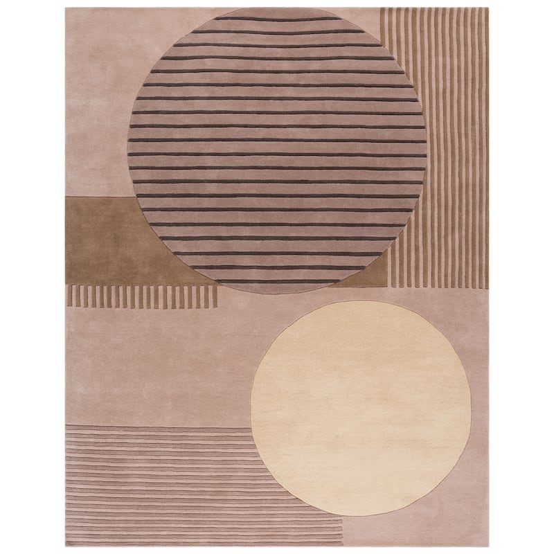 SAFAVIEH Handmade Rodeo Mili Drive Mid-Century Modern Wool Rug