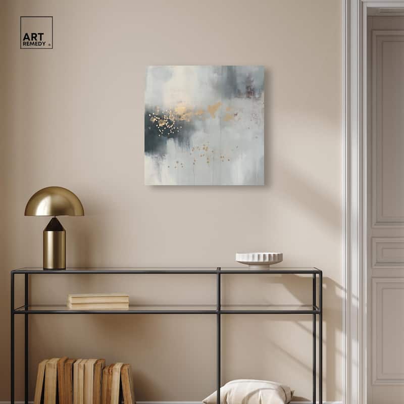 Silvered Hues and Gold II Canvas by Art Remedy, Gallery Wrapped