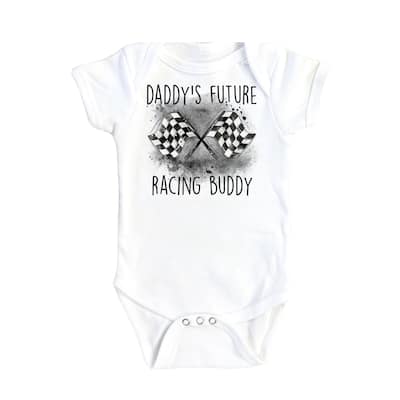 Racing Daddy Future - Baby Boy Girl Clothes Infant Bodysuit Funny Cute Newborn