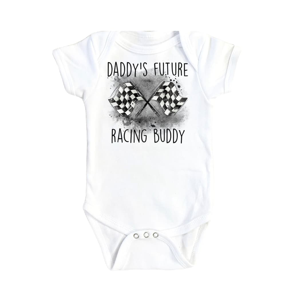 Racing Daddy Future - Baby Boy Girl Clothes Infant Bodysuit Funny Cute Newborn