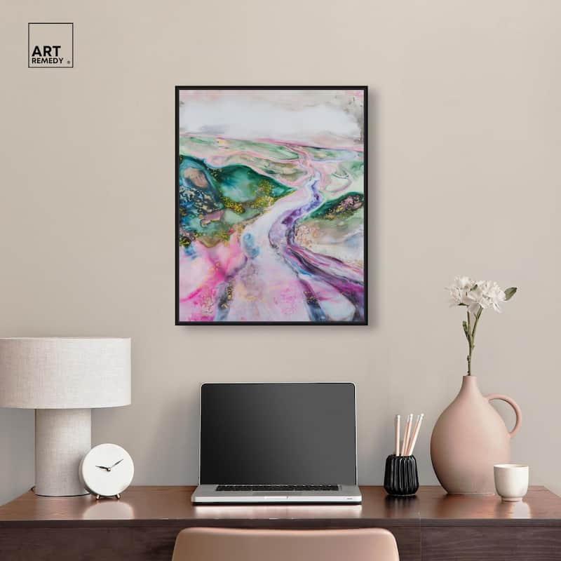 Noir Pulse II Canvas by Art Remedy