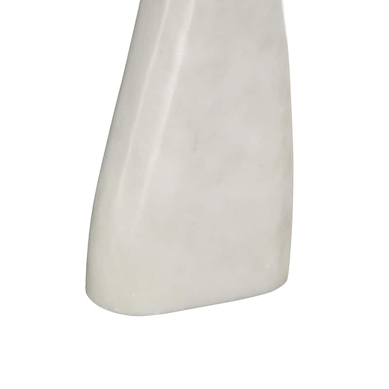 Marble Whale Tail Decorative Sculpture - Set of 3 White or Gray - Roche River Decor