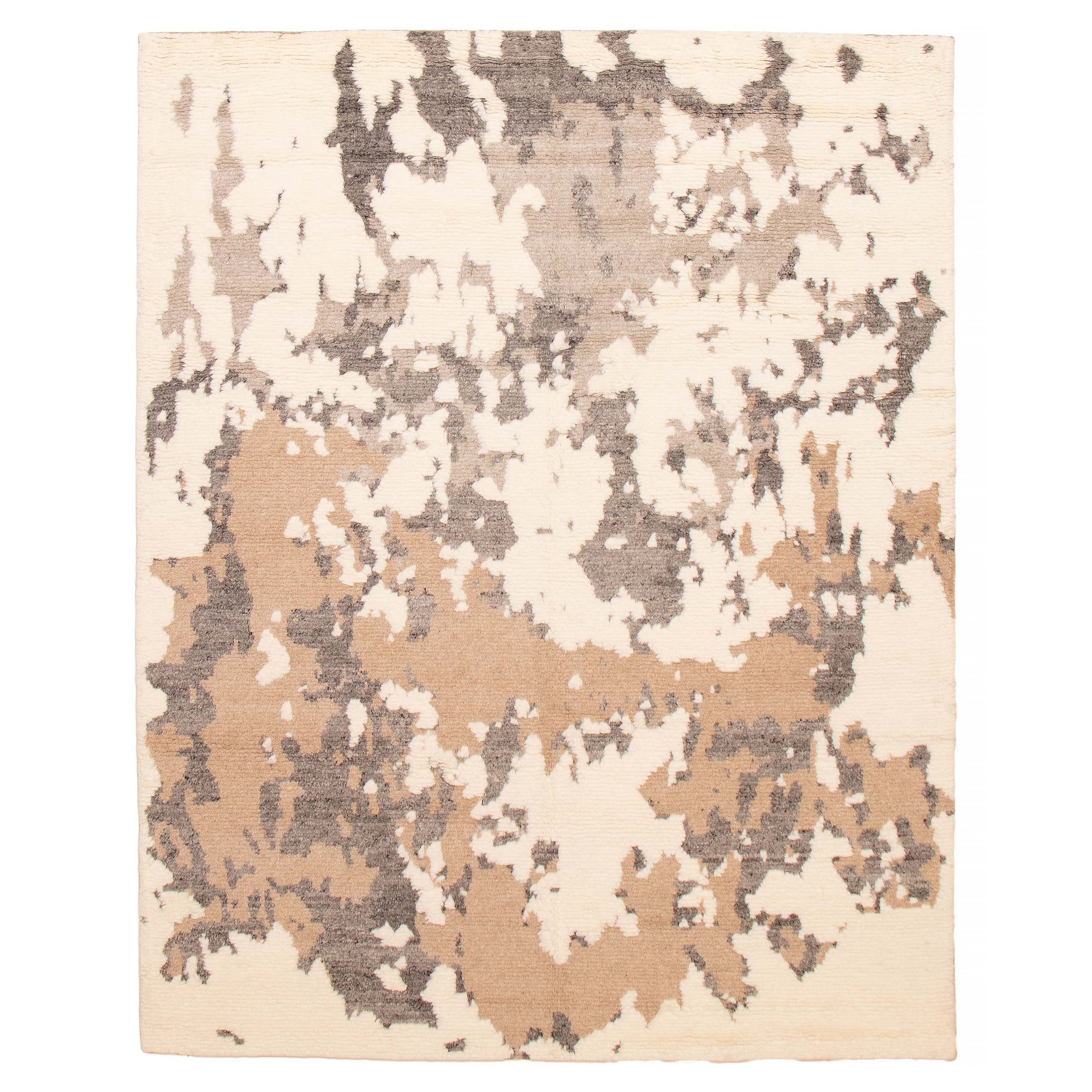 ECARPETGALLERY Hand-knotted Tangier Cream Wool Rug - 8'0 x 10'0