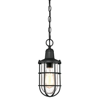 Westinghouse 6355700 One-Light Indoor Pendant Matte Black Finish