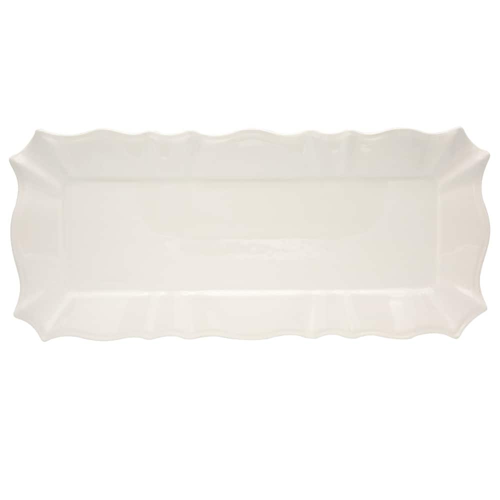 Euro Ceramica Chloe 16" Rectangular Platter/Tray