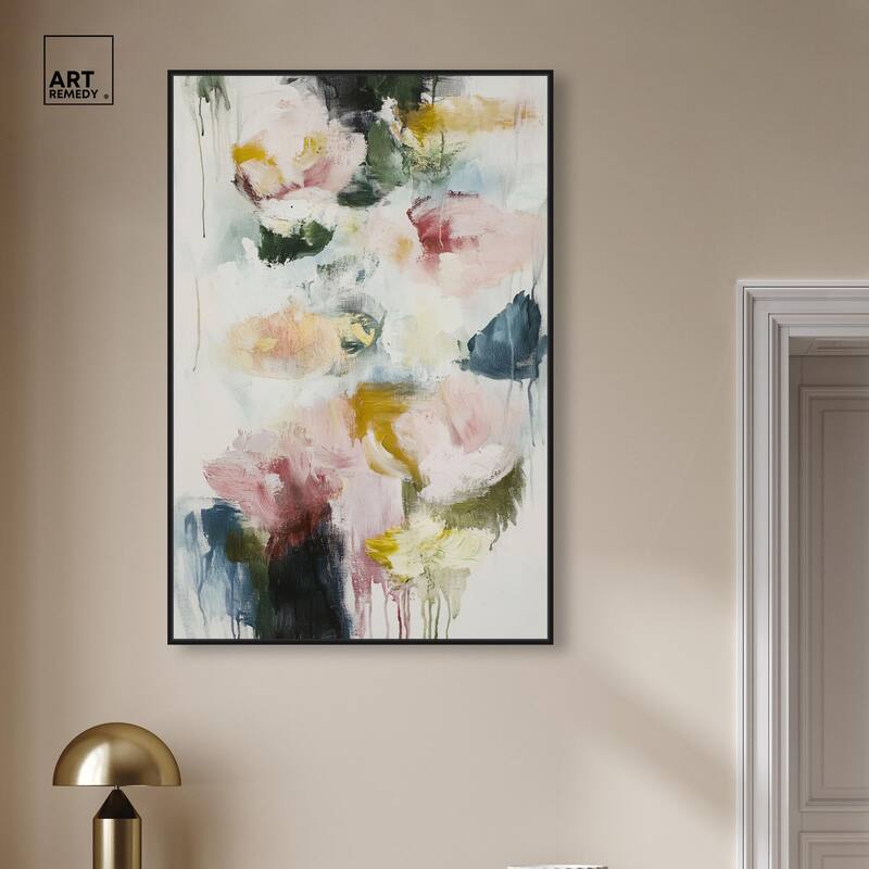 Dripping Colors I Canvas by Art Remedy