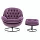 preview thumbnail 82 of 133, TV Chair Accent Chair for Living Room with Ottoman