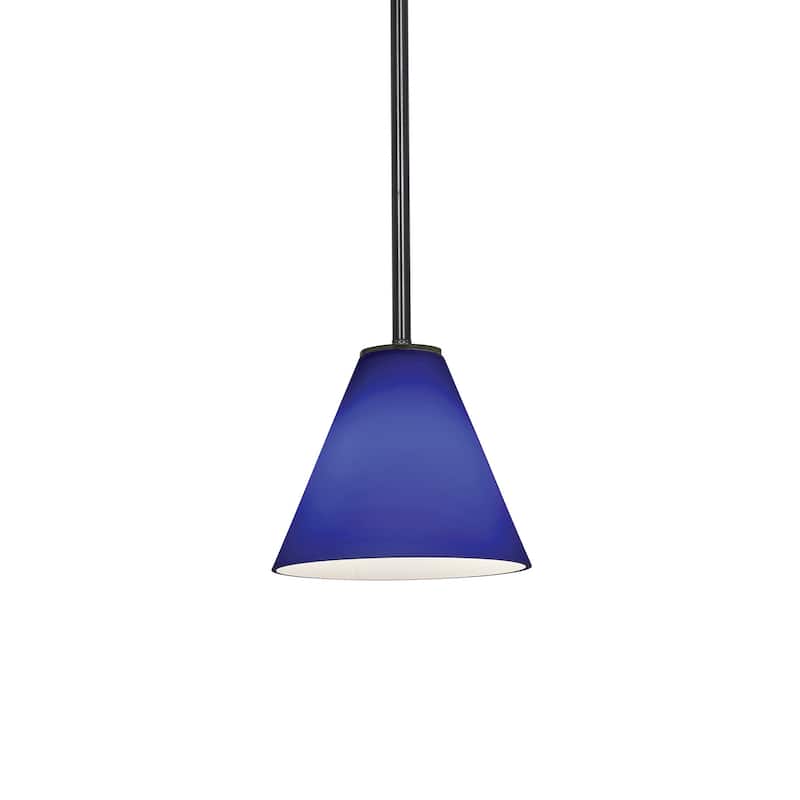 Access Lighting Janine 1 Light Mini Pendant - Oil Rubbed Bronze / Cobalt