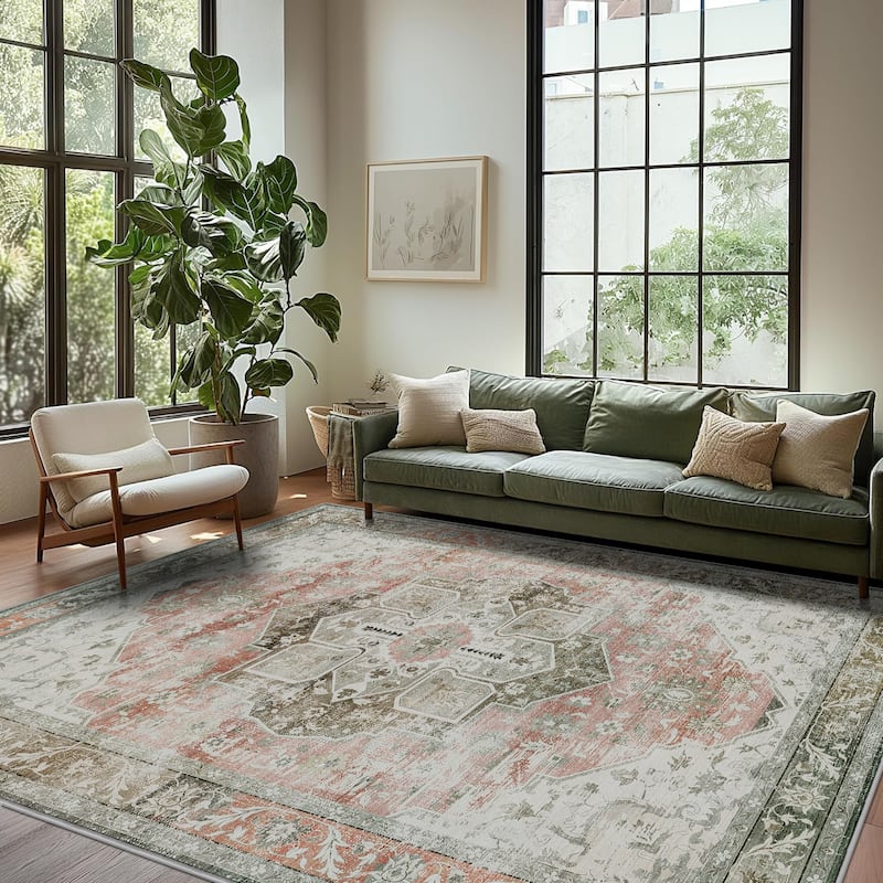 Bohemian Faux Cashmere Rug