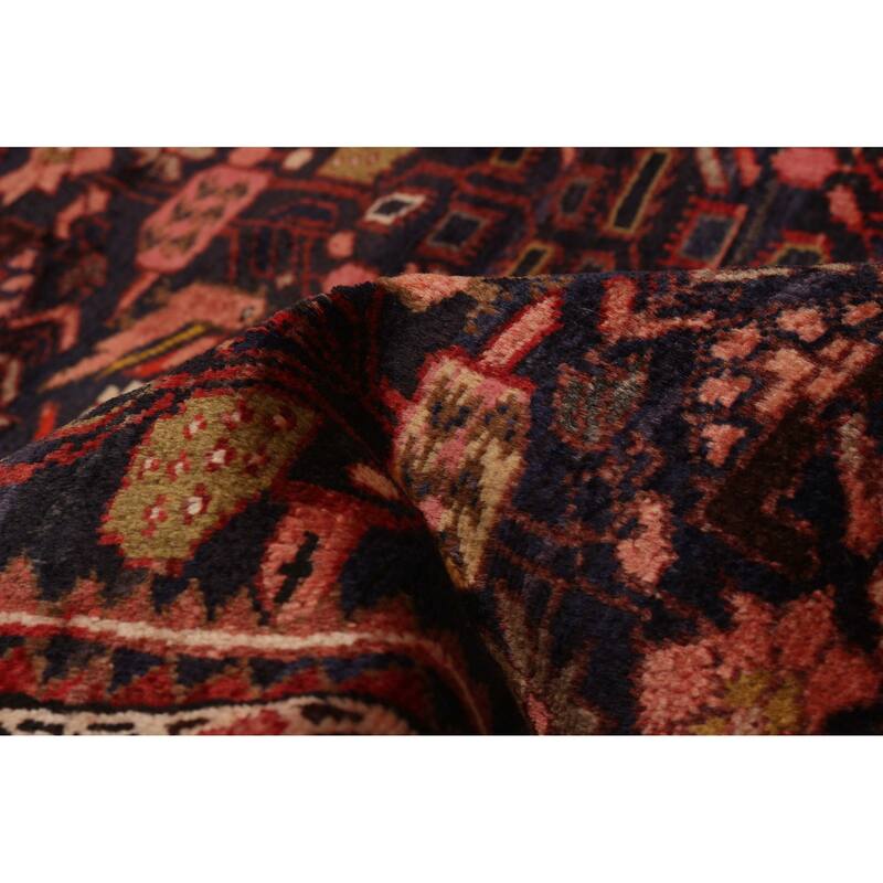 ECARPETGALLERY Hand-knotted Andelz Navy Wool Rug - 4'8 x 9'11