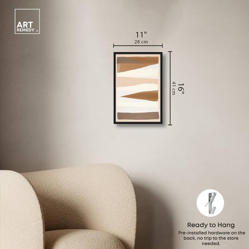 Linear Landscape II Canvas by Art Remedy