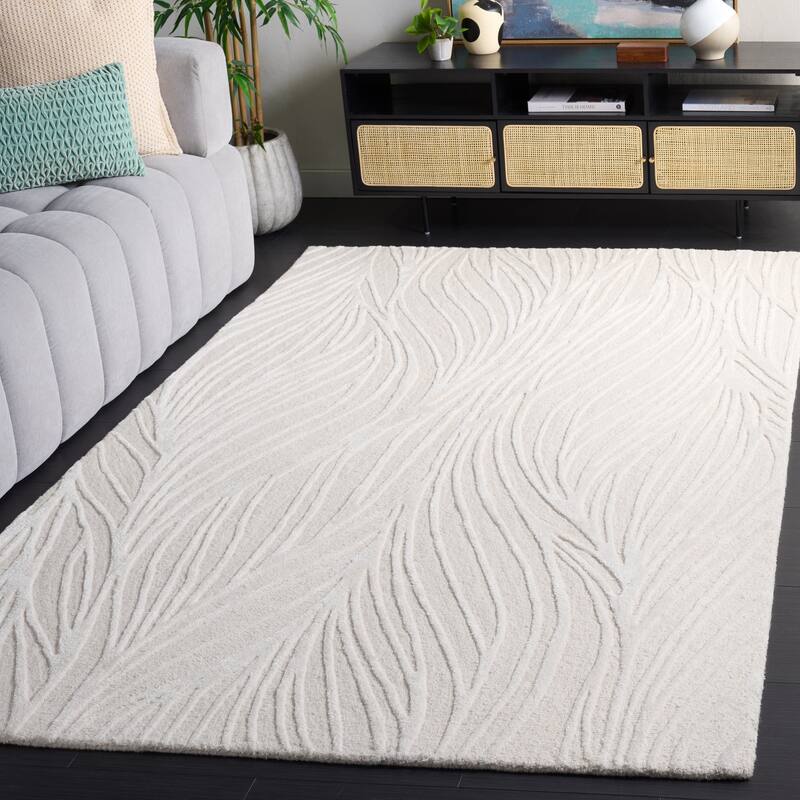 SAFAVIEH Handmade Glamour Fortunata Contemporary Wool Rug