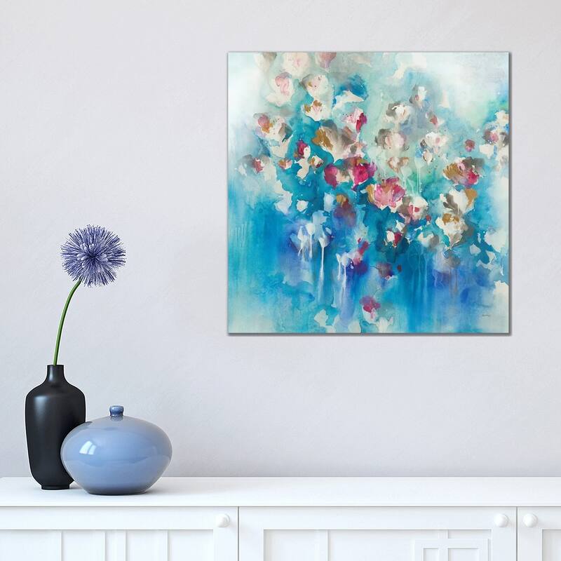 iCanvas "Florets" by Leah Rei Canvas Print - 18x18x1.5