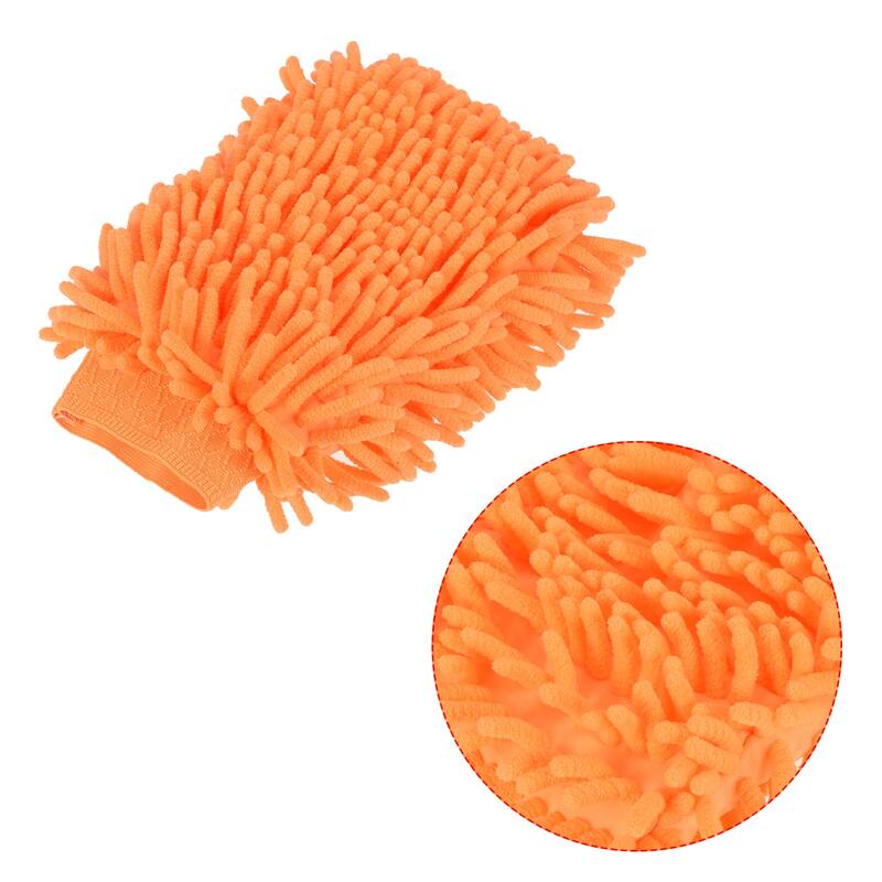 Microfiber Soft Chenille Wash Mitten Dusting Gloves for Cleaning