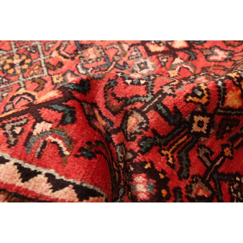 ECARPETGALLERY Hand-knotted Andelz Red Wool Rug - 3'3 x 10'0