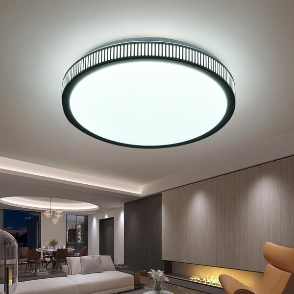 segment give Gør gulvet rent LED Flush Mount Ceiling Light Fixture Flat Modern Ceiling Lamp for Bathroom  Porch Kitchen Bedroom Living Room Hallway - - 35218173