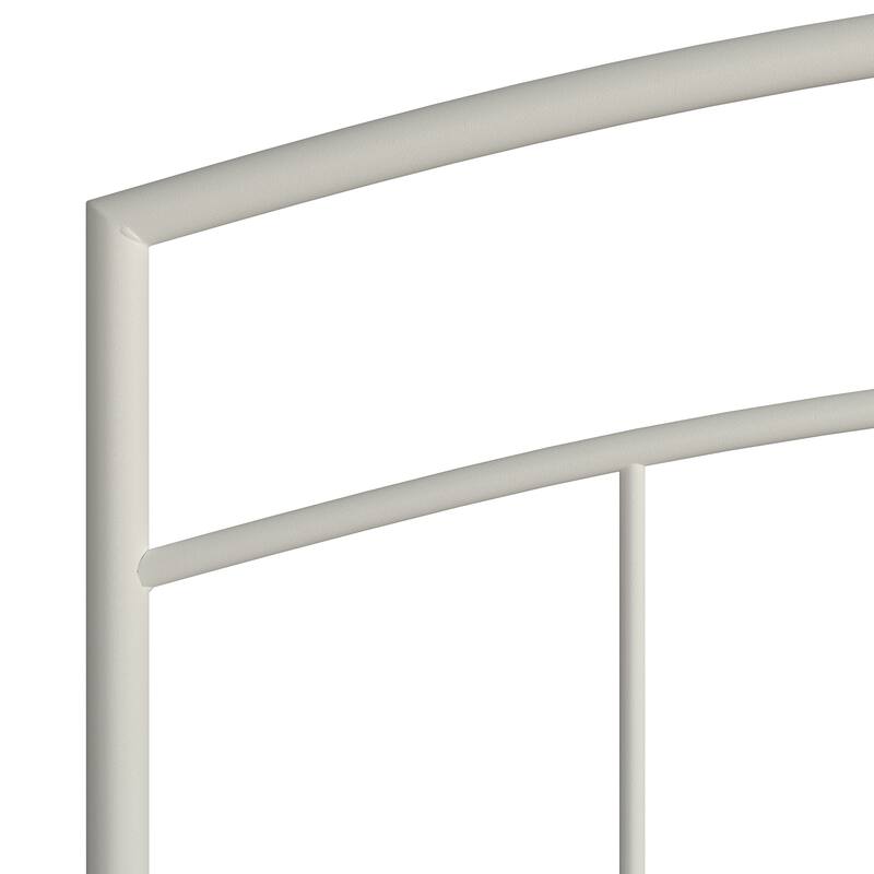 Hillsdale Julien Textured White Metal Spindle Headboard