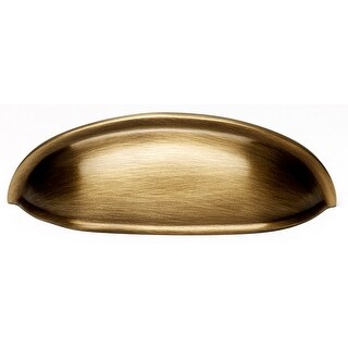 Alno Pulls 3 Inch Center to Center Smooth Shell Cup Cabinet Pull