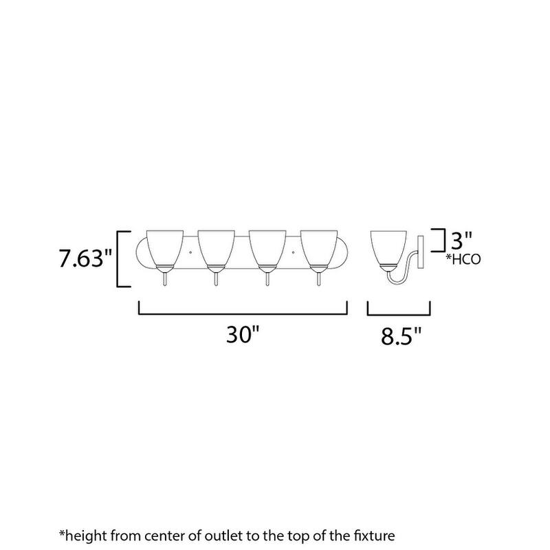 Maxim 11384 Axis 4 Light 30" Wide Vanity Light