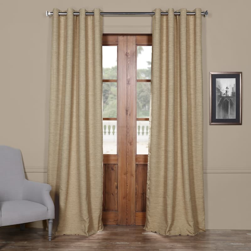 Exclusive Fabrics Bellino Grommet 96-In Room Darkening Curtain Panel (1 Panel) - 50 X 96