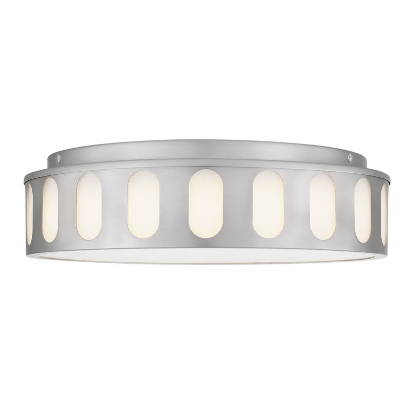 Bantom 15" Brushed Nickel LED Flush Mount Ceiling Light