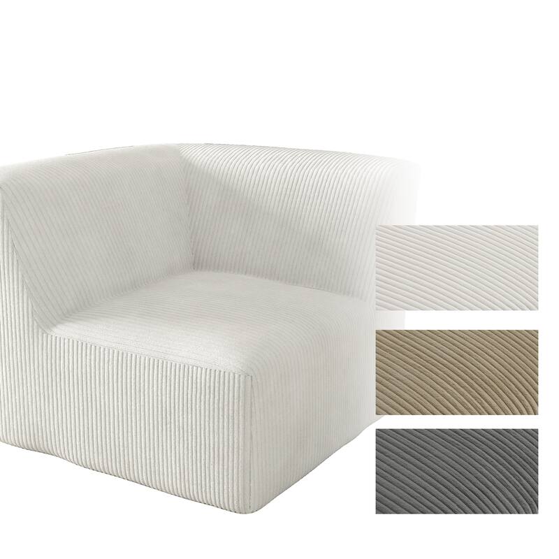 Corduroy Armchair Corner Chair For Living Room