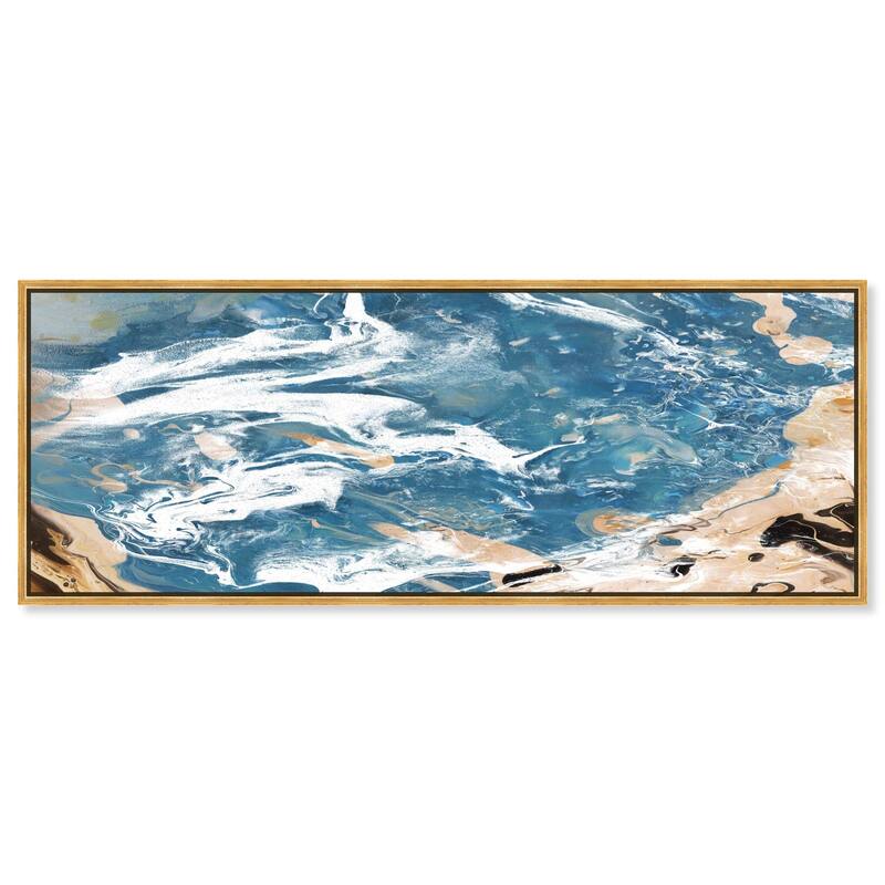 Brilliant Earth Panoramic Canvas by Art Remedy - Gold - 54" x 20"