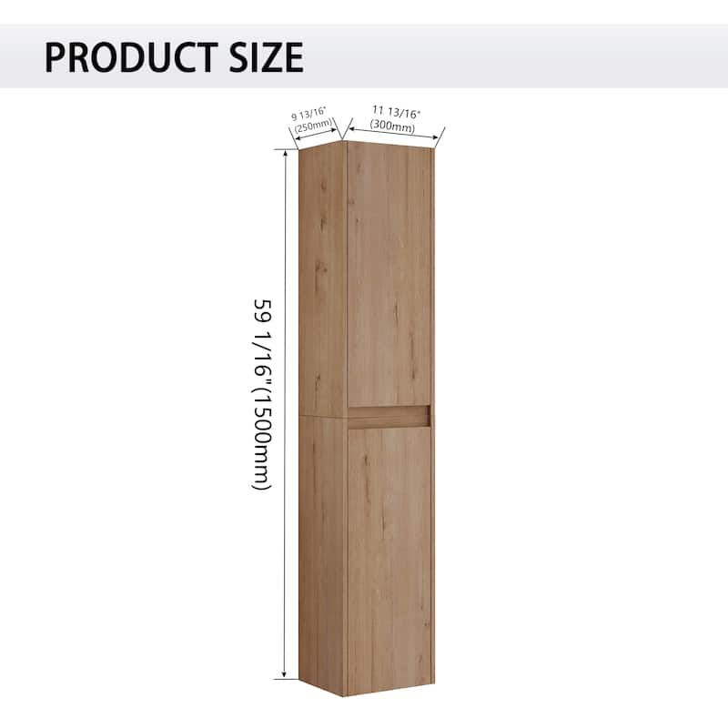 Malwee 12"/36" Bathroom Cabinet Wall Mounted Storage, Bathroom Medicine Cabinet with Soft Close Door and Shelf Over The Toilet